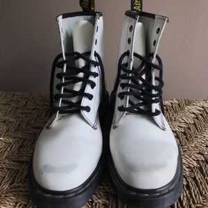 Dr.Marten’s White Original Boots
